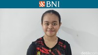 Rachel Agnesia Sabatini jadi andalan DKI Jakarta di BNI Kejurnas PBSI 2023. (Bayu Baskoro/detikSport)