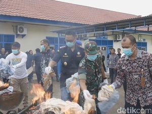 Bea Cukai Jambi Musnahkan 5 Juta Batang Rokok Ilegal, Negara Dirugikan Rp 2,5 M