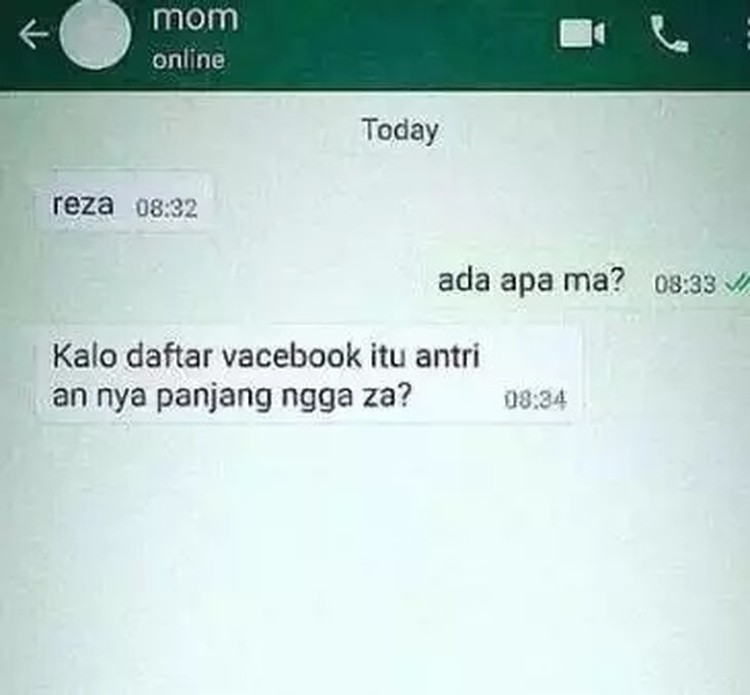 Chat kocak anak dan orangtua ini bikin yang membacanya jadi kangen dengan emak dan bapak. Sudah bilang i love you belum ke mereka hari ini?