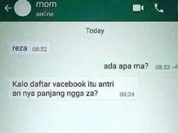 Chat Lucu Anak dan Orangtua, Bikin Kangen Emak Bapak