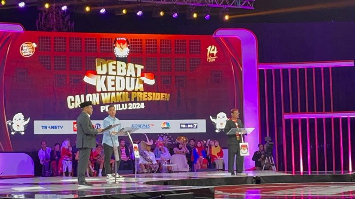 Debat Cawapres 2024 pada Jumat (22/12/2023).