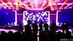 Gegana Sisir Panggung Debat Cawapres di JCC