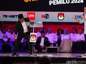 Gibran Vs Imin soal Tips Bangun Solo, Mic Cak Imin Jatuh
