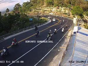 Jelang Long Weekend, Lalin Jalan Wonosari Masih Lancar Dab!