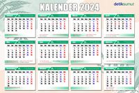 Kalender 2024 Lengkap Tanggal Merah, Weton, Dan Hijriah, Download Yuk!