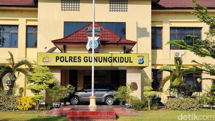 Kantor Polres Gunungkidul. Foto diambil Jumat (22/12/2023)