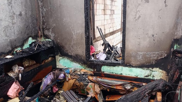Kebakaran rumah di Johar Baru, Jakpus (dok @humasjakfire)