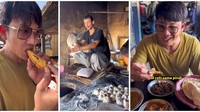 Liburan ke Pakistan, ia menyantap banyak kuliner unik di sana yang tak ditemukan di negara lain. Foto: Instagram