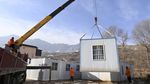 China Sulap Kontainer Jadi Rumah Sementara Korban Gempa