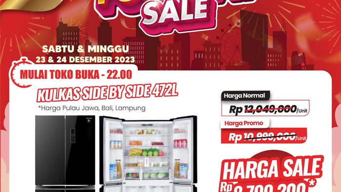 Kulkas di Transmart Full Day Sale