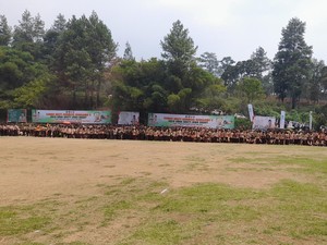 Kuatkan Harmoni, Ribuan Peserta Lintas Iman Kumpul di Sumedang