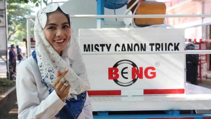 Partai Perindo Luncurkan Canon Misty Truck untuk Atasi Polusi Tim SINDOnews Partai Perindo Luncurkan Canon Misty Truck untuk Atasi Polusi Tim SINDOnews