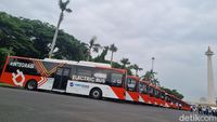 Biar Aman, TransJakarta Pasang Belasan CCTV Di Bus Listrik Terbaru