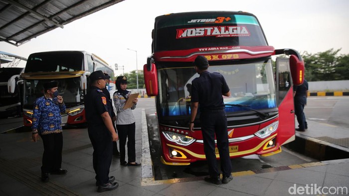Pemeriksaan Kelayakan Bus AKAP Terus Dilakukan