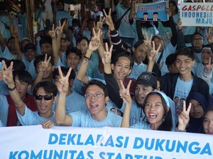 Pelaku Startup di Jabar Gabung Gaspoll Bro Jabar, Dukung Prabowo-Gibran