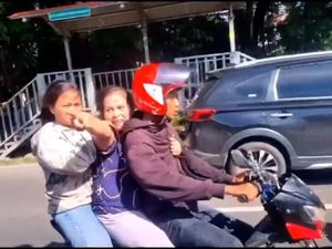Heboh Sekeluarga Anak Jalanan Serang Mobil Dinsos di Makassar