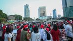 Semarak Natal di Pedestrian Bundaran HI
