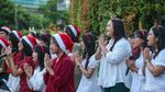 Semarak Natal di Pedestrian Bundaran HI
