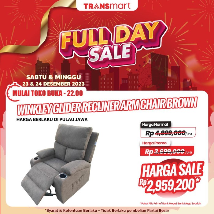 Sofa di Transmart Full Day Sale