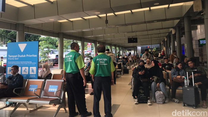 Stasiun Gambir. (M Fardan Kaftaro/detikcom)