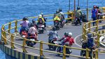 Suasana Pelabuhan Ketapang Banyuwangi Jelang Libur Nataru
