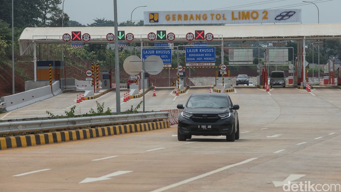 Suasana Tol Pamulang-Cinere yang Dibuka Gratis Hari Ini