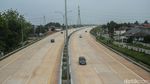 Suasana Tol Pamulang-Cinere yang Dibuka Gratis Hari Ini
