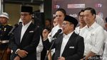 Usai Debat, Ketiga Paslon Capres-Cawapres Beri Keterangan Pers