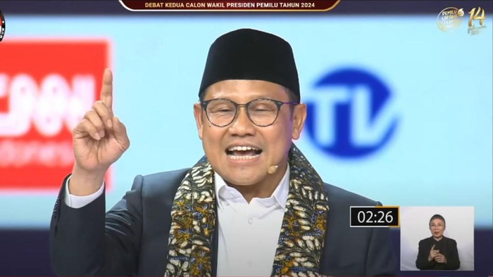 Cawapres nomor urut 1 Muhaimin Iskandar (Cak Imin) bicara soal visi misi AMIN. Salah satunya adalah bakal memberantas mafia hingga menyiapkan bansos plus.