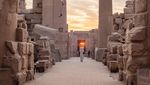 Potret Fenomena Solstis di Kuil Karnak Luxor Mesir