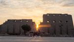 Potret Fenomena Solstis di Kuil Karnak Luxor Mesir