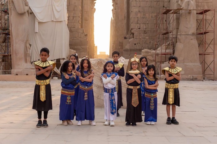 Winter solstice di Kuil Karnak Mesir Winter solstice di Kuil Karnak Mesir