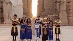 Potret Fenomena Solstis di Kuil Karnak Luxor Mesir