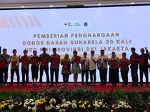 559 Pendonor Darah Sukarela Terima Penghargaan