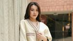 Aaliyah Massaid Tampil Elegan Saat Kulineran di Luar Negeri