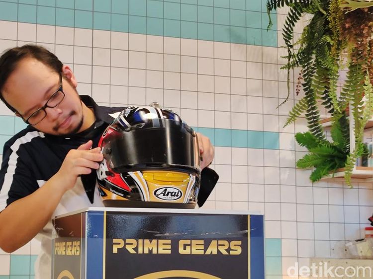 Tampang Helm Langka Arai yang Harganya Tembus Rp 25 Juta