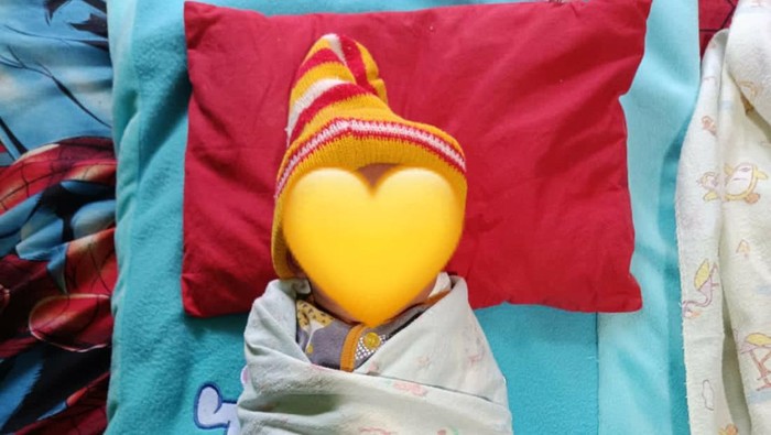 Bayi yang ditemukan dua kali di Pangkalpinang.