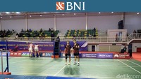Pasangan Kleopas/Rachel menang 21-13 dan 21-14 atas Andhika/Laudya. (Foto: detikcom/Resha Pratama)