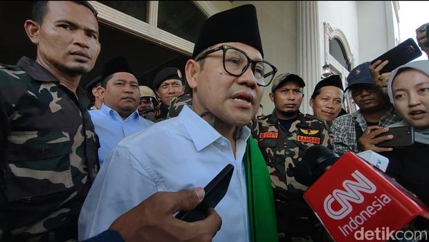 Cawapres Muhaimin Iskandar di Demak, Sabtu (23/12/2023)