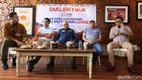 Diskusi yang berlangsung di Jakarta ini dihadiri oleh politisi Gerindra Habiburokhman, Jubir Timnas Amin Mustofa Nahra, Ketua Umum Gerakan Sekali Putaran (GSP) M Qodari, dan Politikus PDI P Yohanis Fransiskus Lema.