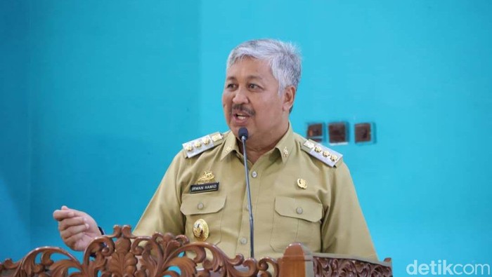 Bupati Pinrang, Irwan Hamid. (Muhclis Abduh/detikSulsel)