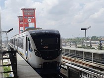 LRT Sumsel Angkut 67.999 Penumpang Selama Libur Nataru