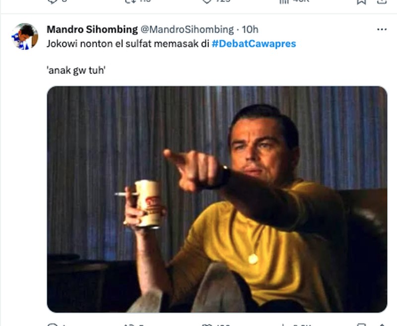 Meme Debat Capres 2024