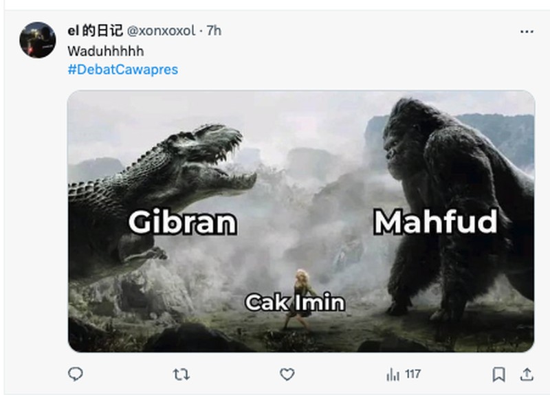 Meme Debat Capres 2024