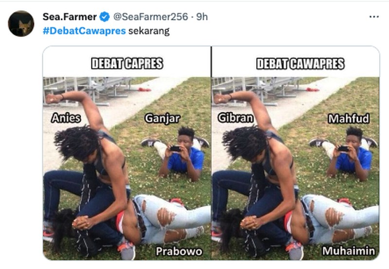 Meme Debat Capres 2024