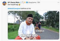 Meme Kocak Debat Cawapres: SGIE hingga Slepet