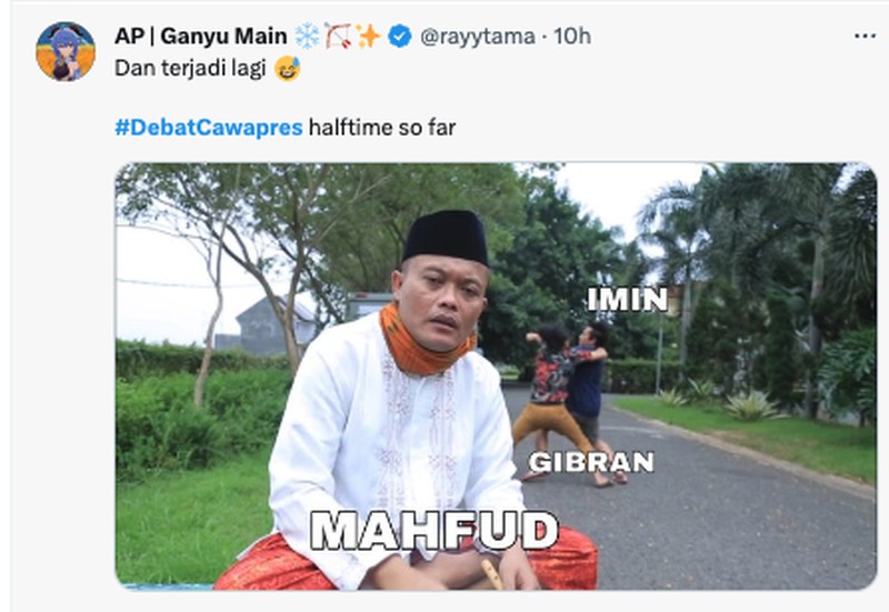Meme Debat Capres 2024
