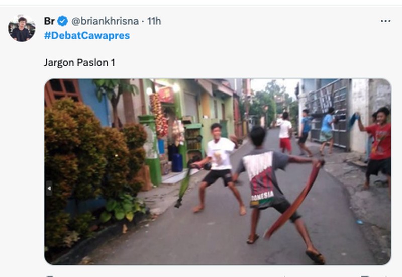 Meme Debat Capres 2024