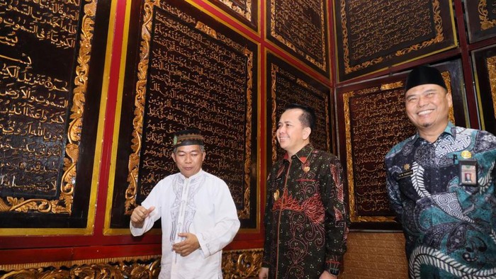 Pj Gubernur Sumsel Agus Fatoni di Bayt Al-Quran Al Akbar.