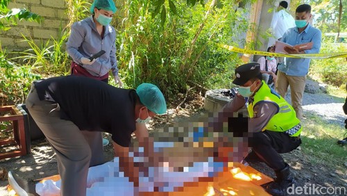 Seorang bule Prancis ditemukan tewas gantung diri di Karangasem, Bali.